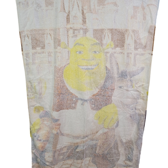 Shrek the Third Vintage Y2K Beach Pool Oversized Graphic Towl - Picture 6 of 13
